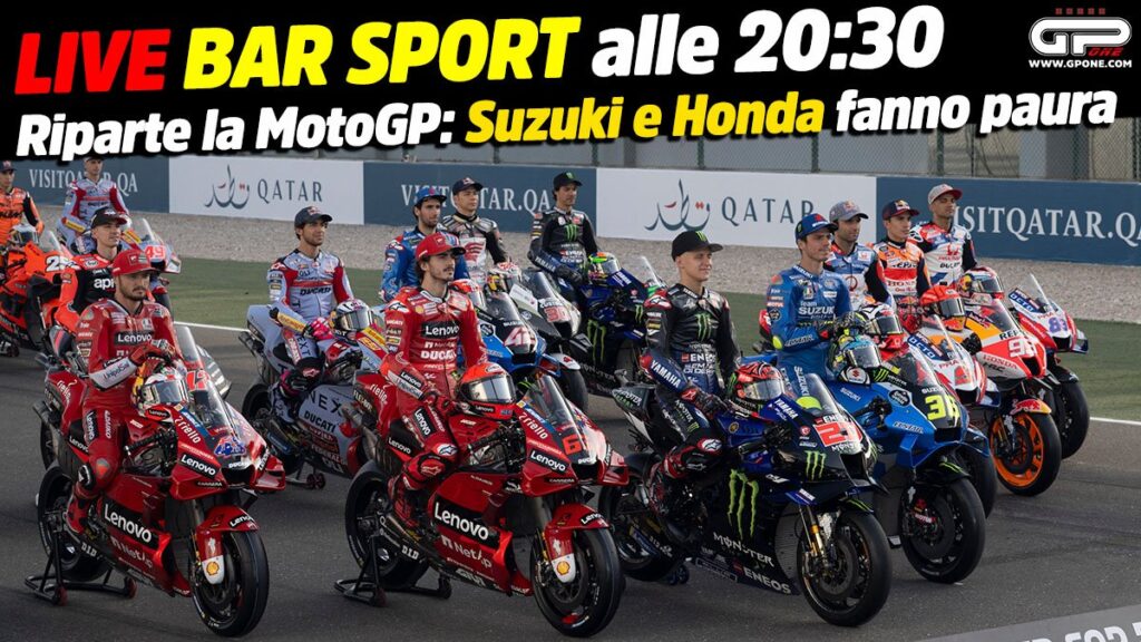 LIVE Bar Sport à 20h30 – Le MotoGP repart : Suzuki et Honda font peur LIVE Bar Sport à 20h30 - Le MotoGP repart : Suzuki et Honda font peur
