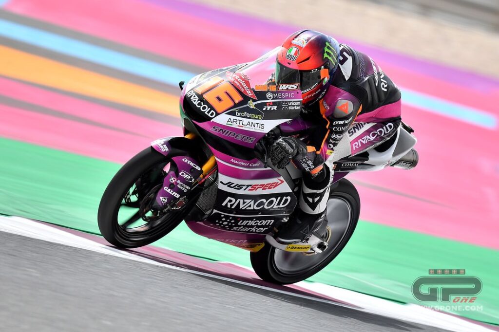 Moto3, le chef-d’œuvre de Migno à Losail, a battu Garcia après l’abandon de Sasaki Ritratto di Andrea Rossi