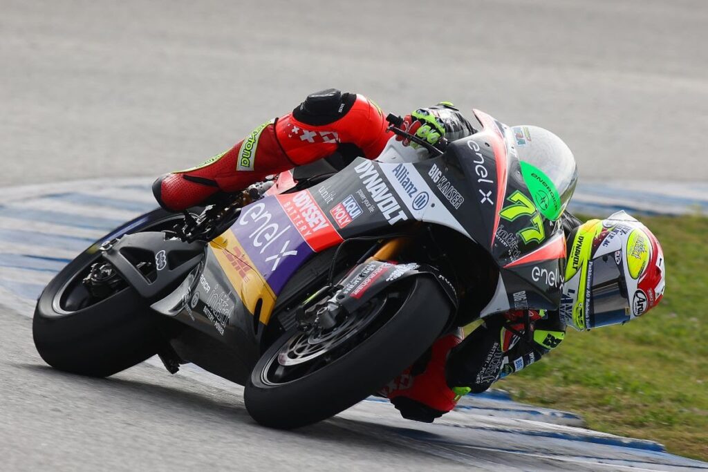 Aegerter le plus rapide du premier jour des tests MotoE à Jerez, 3e Ferrari Ritratto di GPone