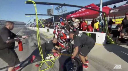 MotoAmerica, Ducati à Daytona comme à Imola : sans essence, ça perd la victoire au pitstop