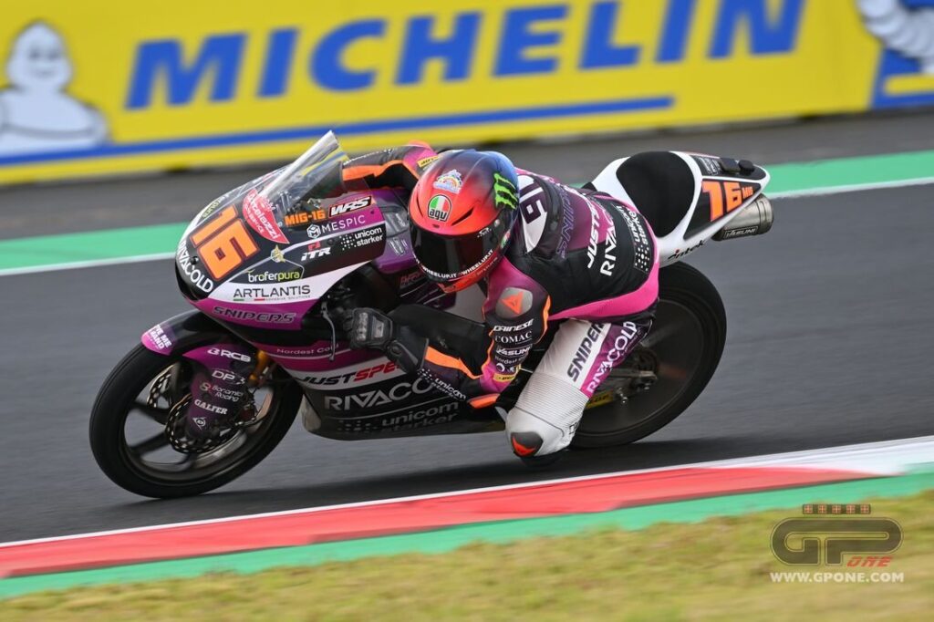 Moto3, EL2 : Andrea Migno donne une grosse voix à Mandalika, 3e Dennis Foggia Ritratto di GPone