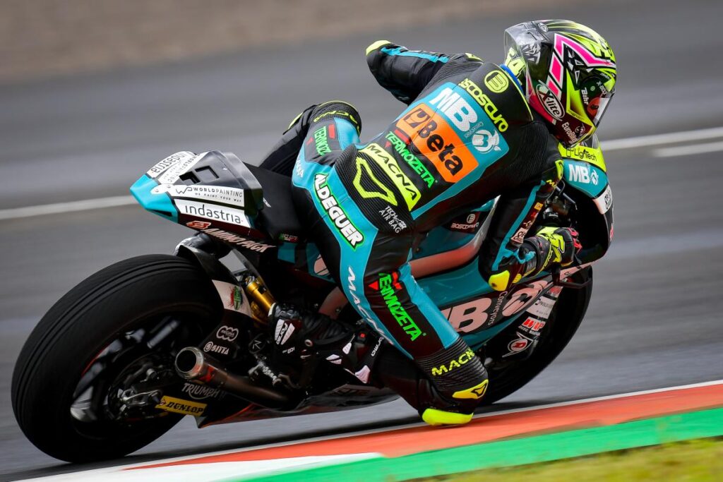 Moto2, FP3 : Aldeguer et Boscoscuro dansent sous la pluie de Mandalika Ritratto di GPone