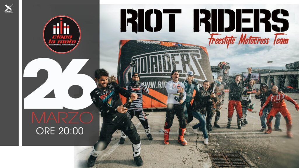 Ciapa la Moto accueille le freestyle avec Riot Riders Ritratto di GPone