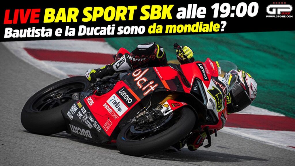 MotoGP, LIVE Bar Sport SBK à 19h00 – Bautista et Ducati sont-ils de classe mondiale ? MotoGP, LIVE Bar Sport SBK à 19h00 - Bautista et Ducati sont-ils de classe mondiale ?