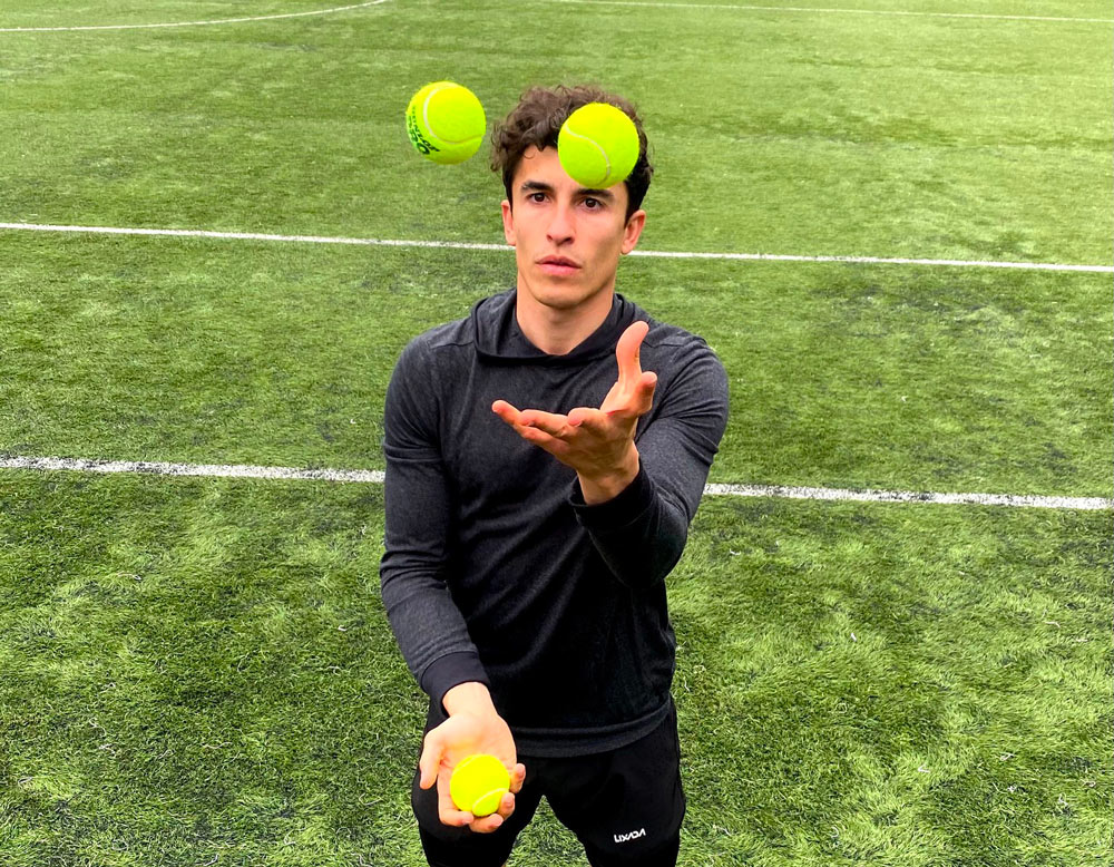 MotoGP, Marc Marquez jongle pour remonter sur sa Honda Ritratto di GPone