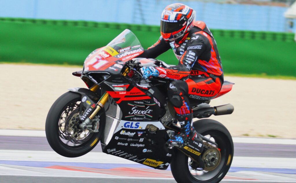 Pirro fait Pirro: pole provisoire à Misano dans le CIV SBK, 5e Pasini Ritratto di Andrea Periccioli