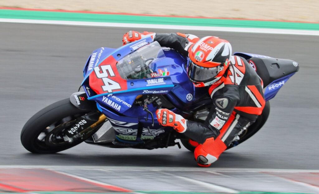 Œdème osseux pour Mattia Pasini : pas de Course 2 dans le CIV SBK à Misano Ritratto di Andrea Periccioli