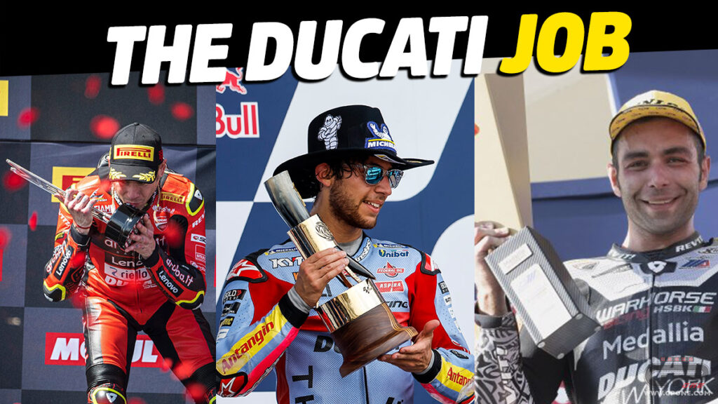 Gagner en MotoGP, SBK et MotoAmerica : le travail de Ducati Ritratto di Marco Caregnato