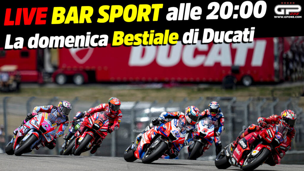 MotoGP, LIVE Bar Sport à 20h00 – Ducati’s Bestial Sunday MotoGP, LIVE Bar Sport à 20h00 - Ducati's Bestial Sunday