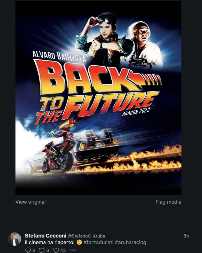 SBK, Cecconi fête le retour à la victoire d’Aruba Ducati : retour vers le futur ! Ritratto di GPone