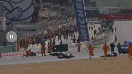 SBK, 24 Heures du Mans : accident entre Bradley Smith et Christophe Seigneur