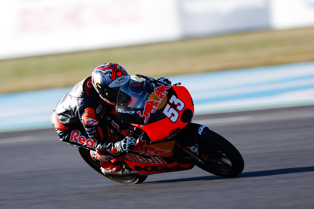 Moto3, Jerez – KTM domine les EL1 : 1er Oncu, Foggia est 6e avec la première Honda Ritratto di GPone