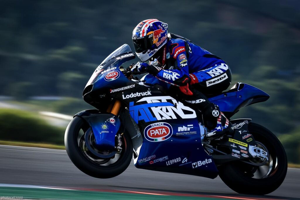 Chaos Moto2 à Portimao, crash de groupe: Roberts gagne, Vietti 2e Ritratto di GPone