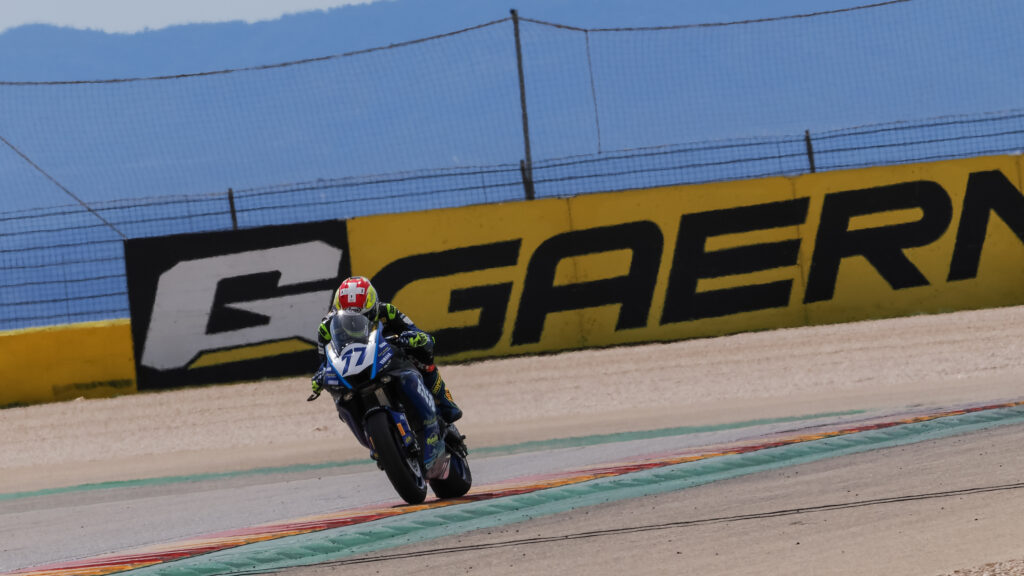 SBK, Aegerter reste devant en FP2 à Aragon, Ducati de Bulega 2e Ritratto di Marco Caregnato