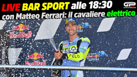 MotoE, LIVE Bar Sport à 18h30 - avec Matteo Ferrari : le pilote électrique