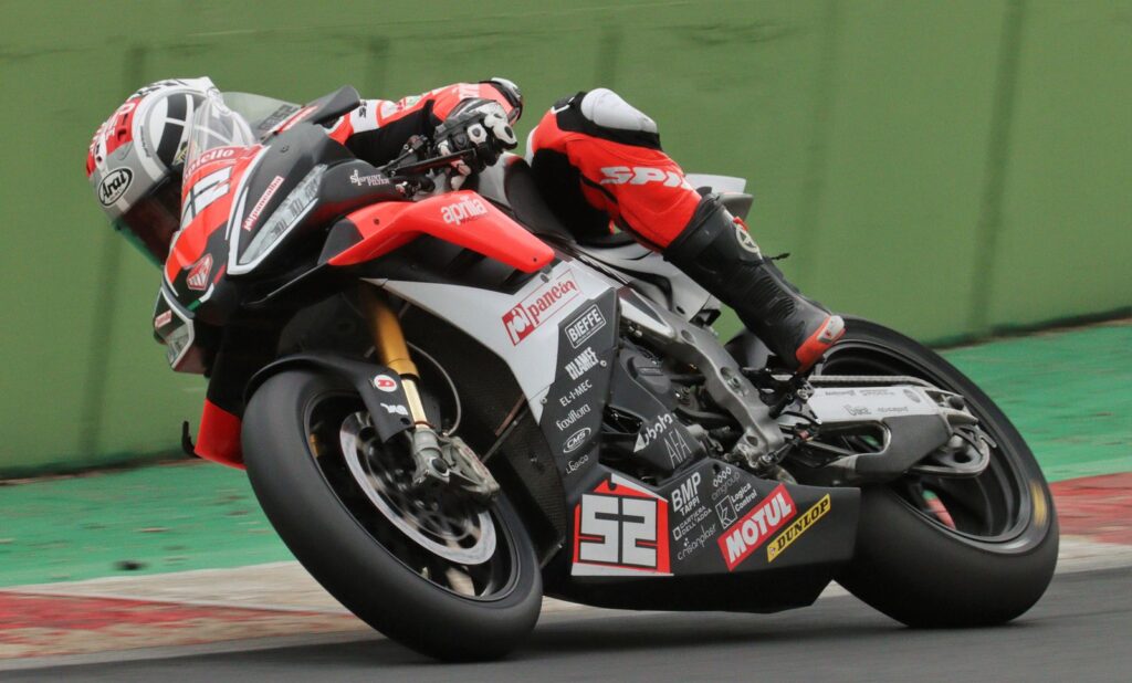 Delbianco anticipe la pluie en QP1 du CIV SBK à Vallelunga Ritratto di Andrea Periccioli