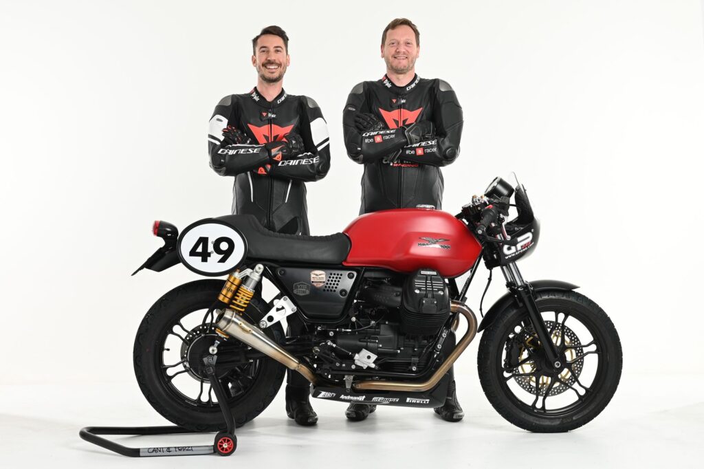 L’équipe Cani & Porzi fait ses débuts dans le Trophée Guzzi Fast Endurance Ritratto di GPone