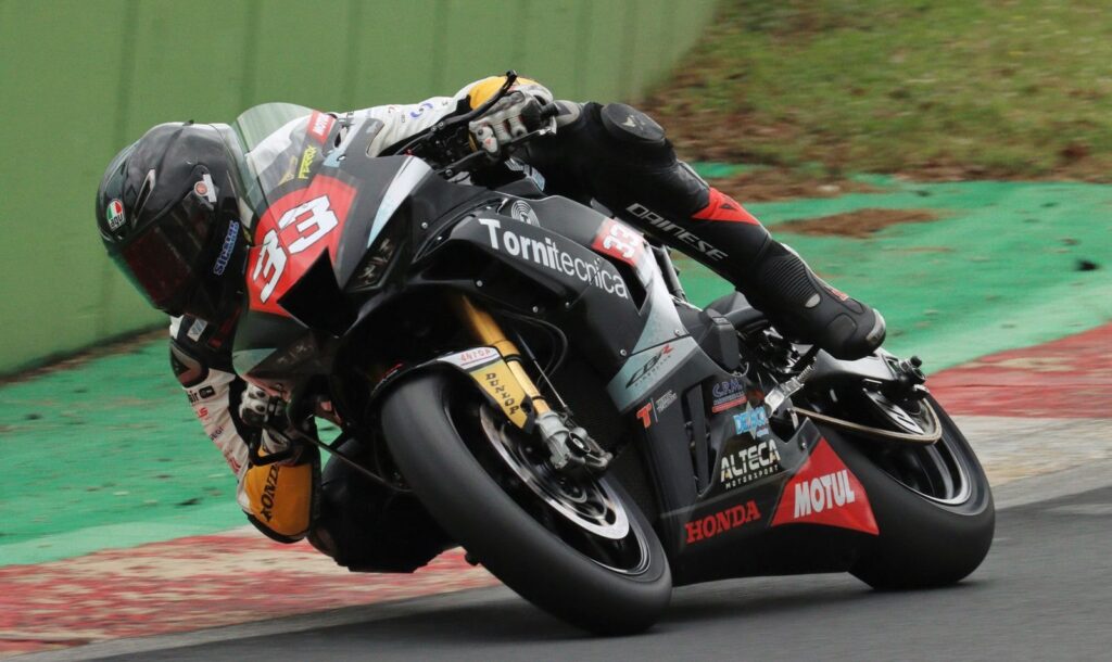 CIV SBK: traumatisme thoracique pour Flavio Ferroni à Vallelunga Ritratto di Andrea Periccioli