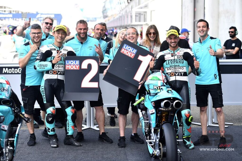 Moto3, Leopard domine les qualifications au Mans : 1er Foggia et 2e Suzuki Ritratto di GPone