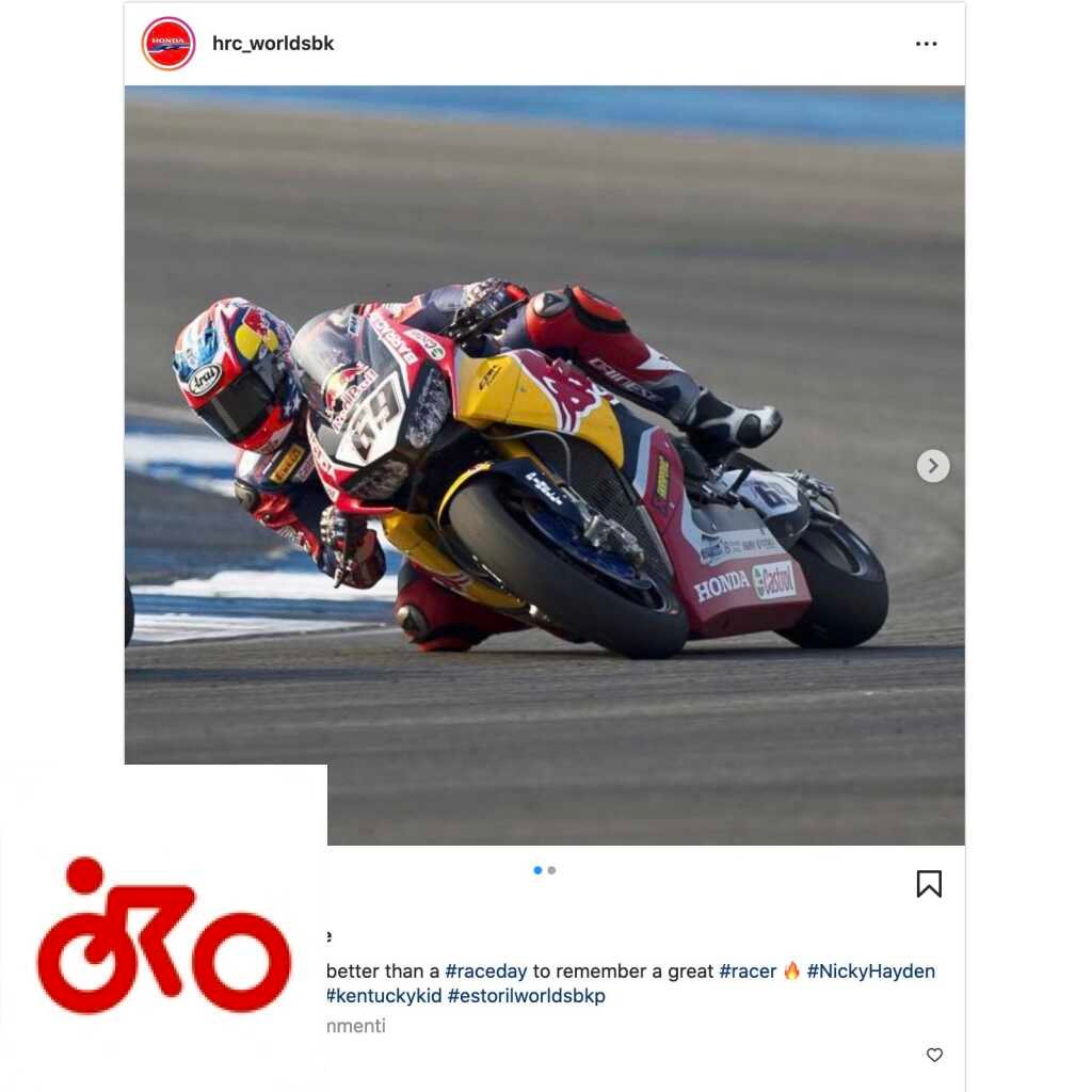 SBK, Aujourd’hui, il y a cinq ans, Nicky Hayden nous quittait Ritratto di GPone
