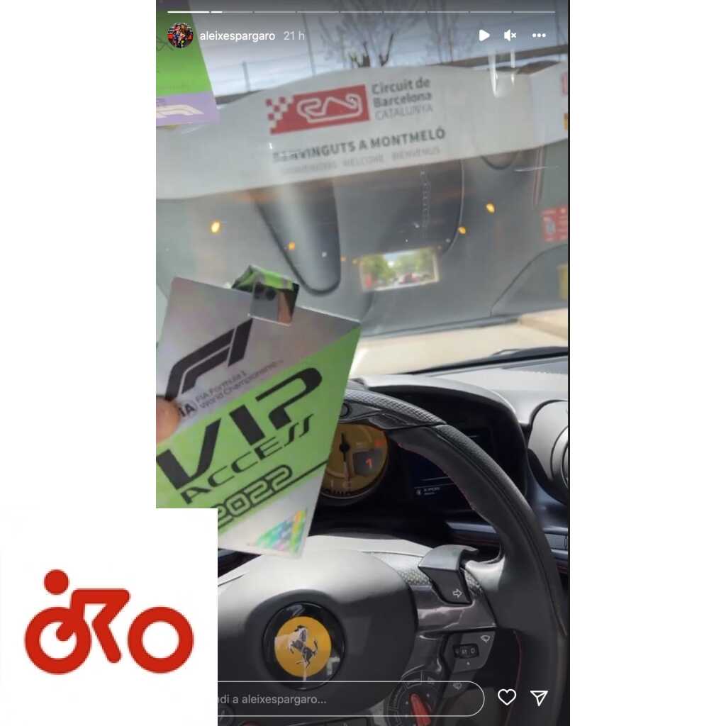 MotoGP, Aleix Espargarò invité VIP en Ferrari au GP F.1 de Barcelone Ritratto di GPone