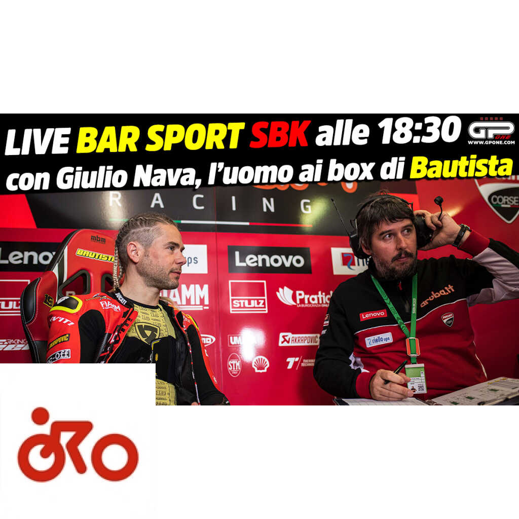 LIVE Bar Sport SBK à 18h30 – avec Giulio Nava, l’homme de Bautista dans les stands LIVE Bar Sport SBK à 18h30 - avec Giulio Nava, l'homme de Bautista dans les stands