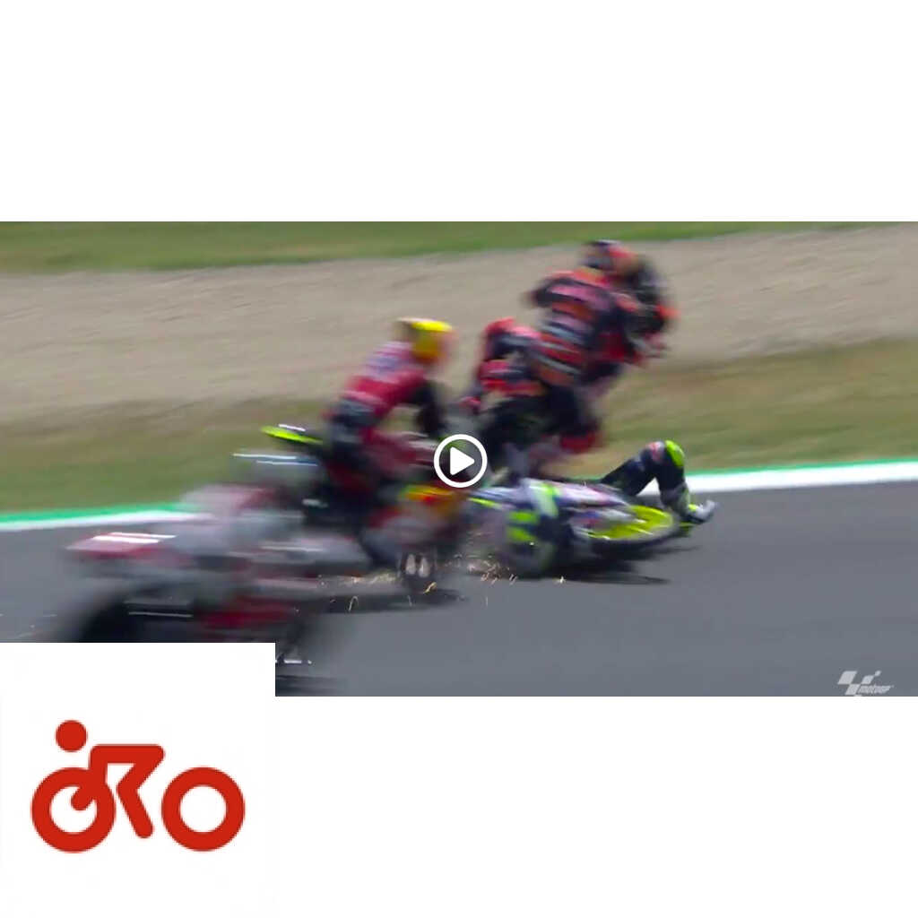 Moto3, VIDEO – Peur au Mugello pour Sasaki : il tombe et se fait percuter par Masia Ritratto di Marco Caregnato