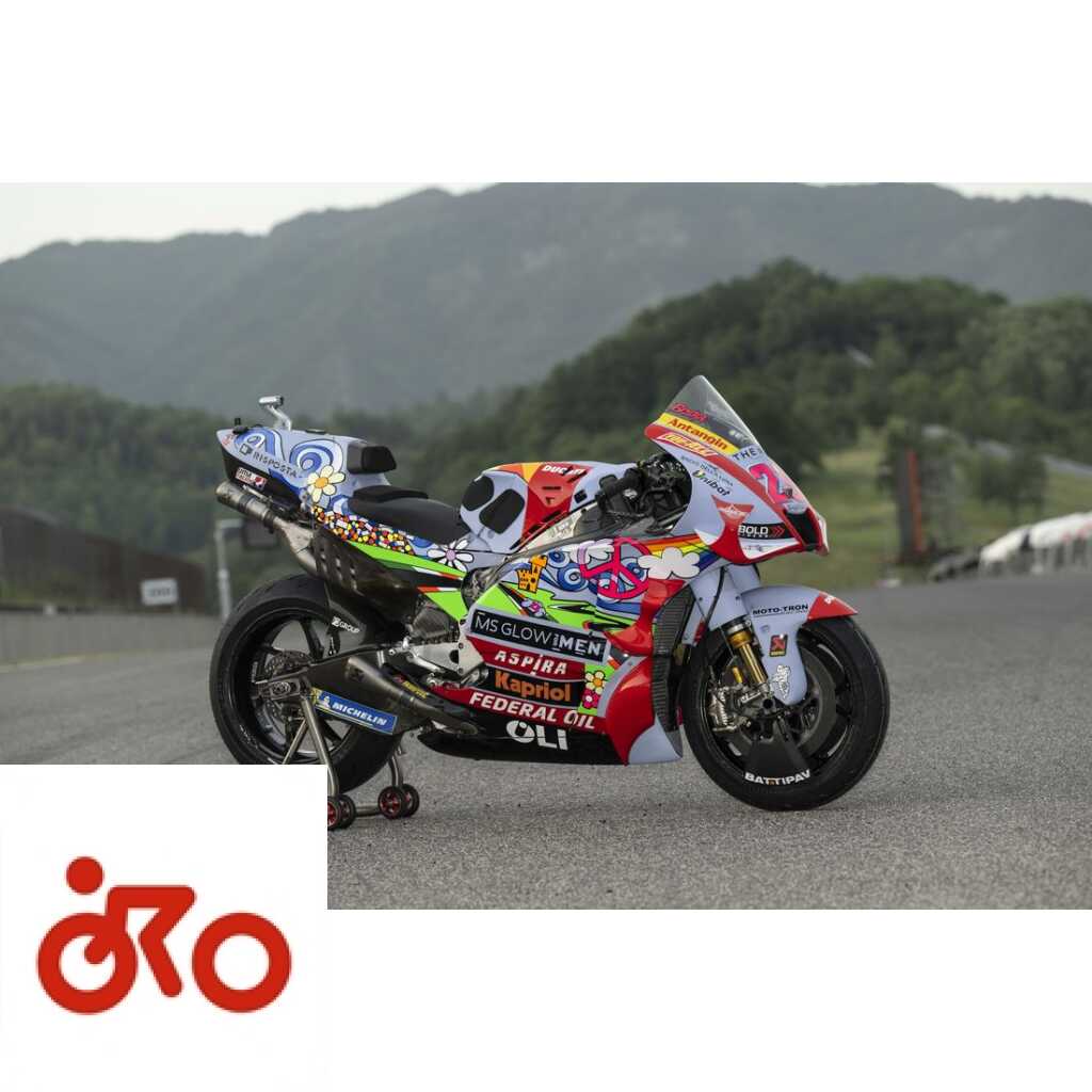 MotoGP, PHOTO – Peace and Love : l’équipe Gresini du Mugello encourage la paix Ritratto di GPone