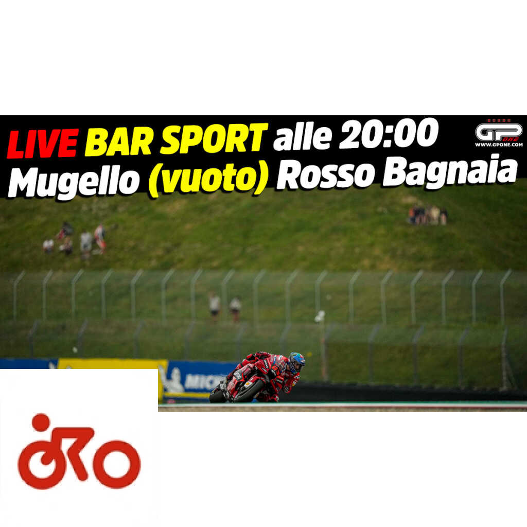 MotoGP, LIVE Bar Sport à 20h00 – Mugello (vide) Rosso Bagnaia MotoGP, LIVE Bar Sport à 20h00 - Mugello (vide) Rosso Bagnaia