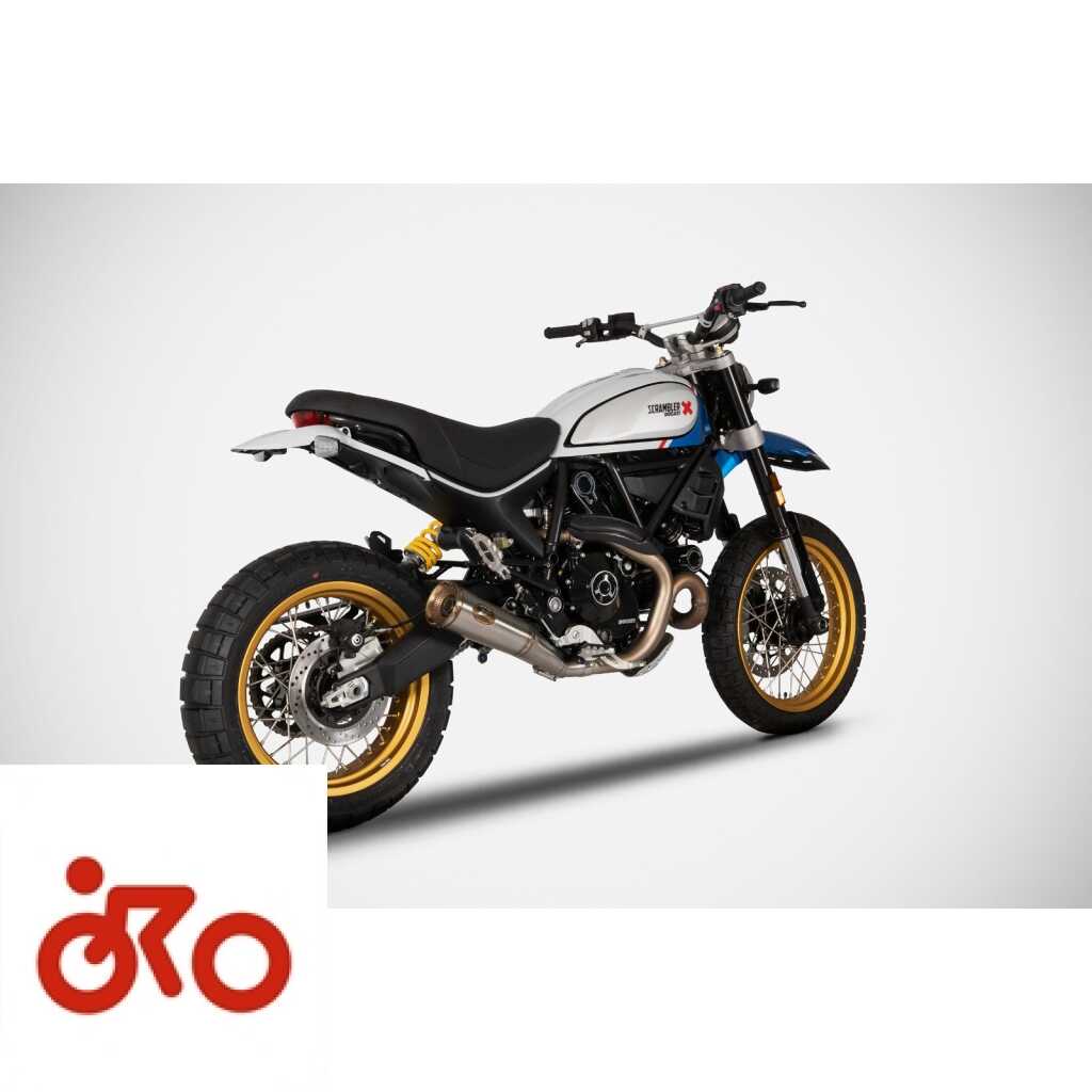 Zard Zuma : l’échappement slip-on pour Ducati Scrambler Desert Sled Ritratto di GPone