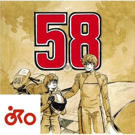 Corsedimoto présente « 58 » lors de la journée mondiale du fair-play 58, Simoncelli, Corsedimoto Edizioni