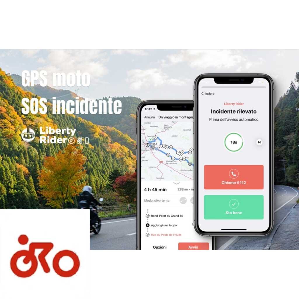 Liberty Rider, l’appli GPS qui appelle à l’aide en cas d’accident Liberty Rider
