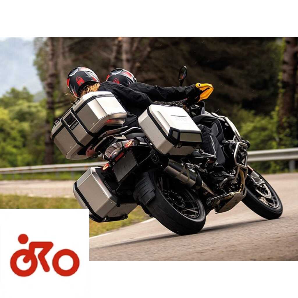 Shad lance le top case en aluminium, il convient à deux casques Shad, bauletto