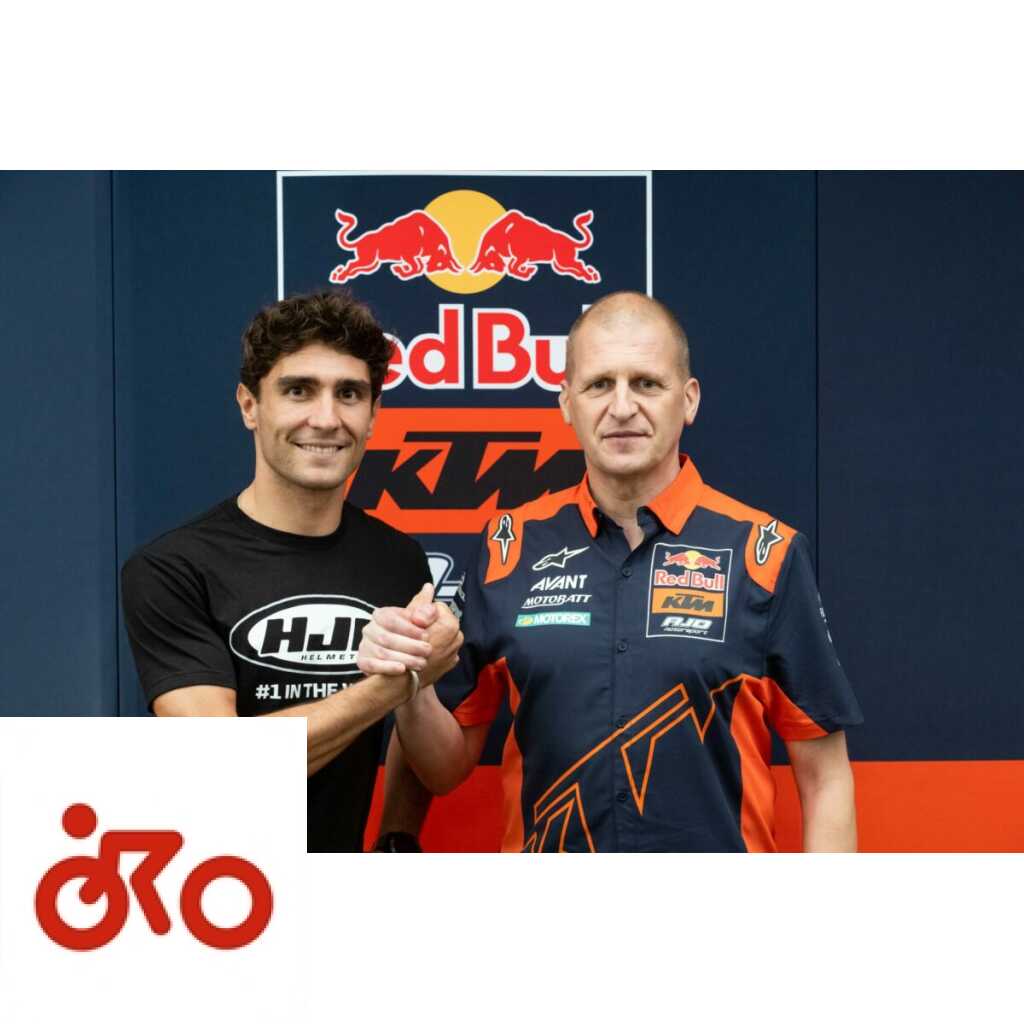 Moto2 OFFICIEL Albert Arenas avec Acosta en KTM Ajo en 2023 arenas ktm, moto2