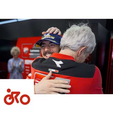 Pecco Bagnaia e Gigi Dall'Igna