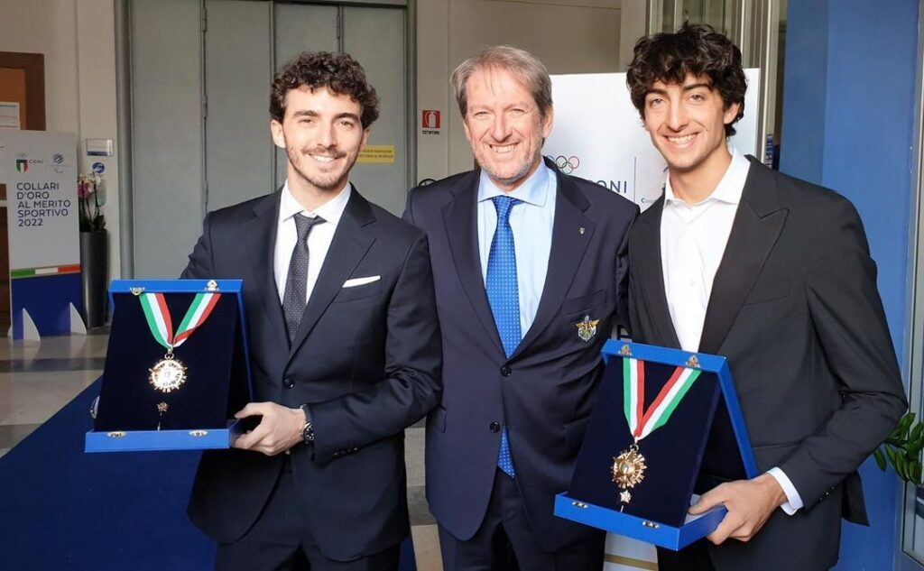Collari d’Oro, Motorradprotagonisten mit Bagnaia (MotoGP) und Verona (Enduro) bagnaia verona, motogp enduro