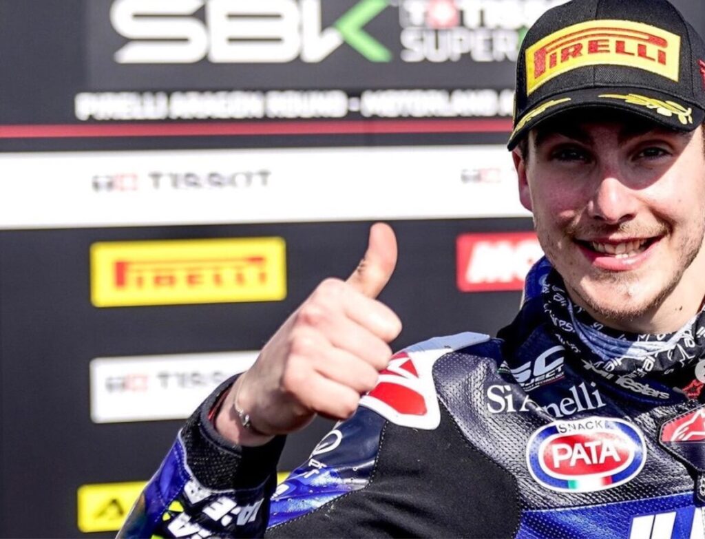 Lorenzo Baldassarri „Ich wollte aufhören, jetzt bin ich in der World Superbike“ Lorenzo Baldassarri, Supersport