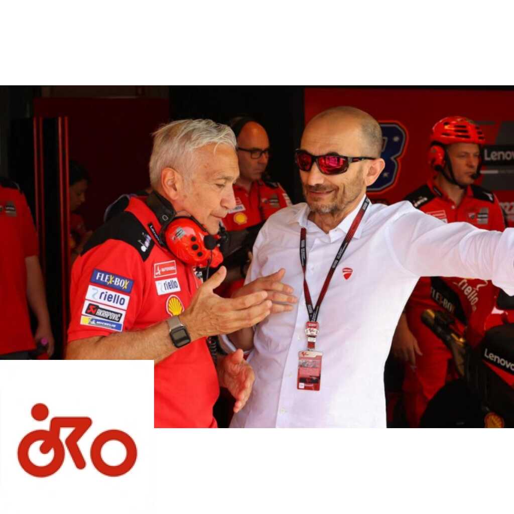 MotoGP, Ducati reste sur ses gardes. Davide Tardozzi : “Tout peut arriver” MotoGP, Davide Tardozzi e Claudio Domenicali