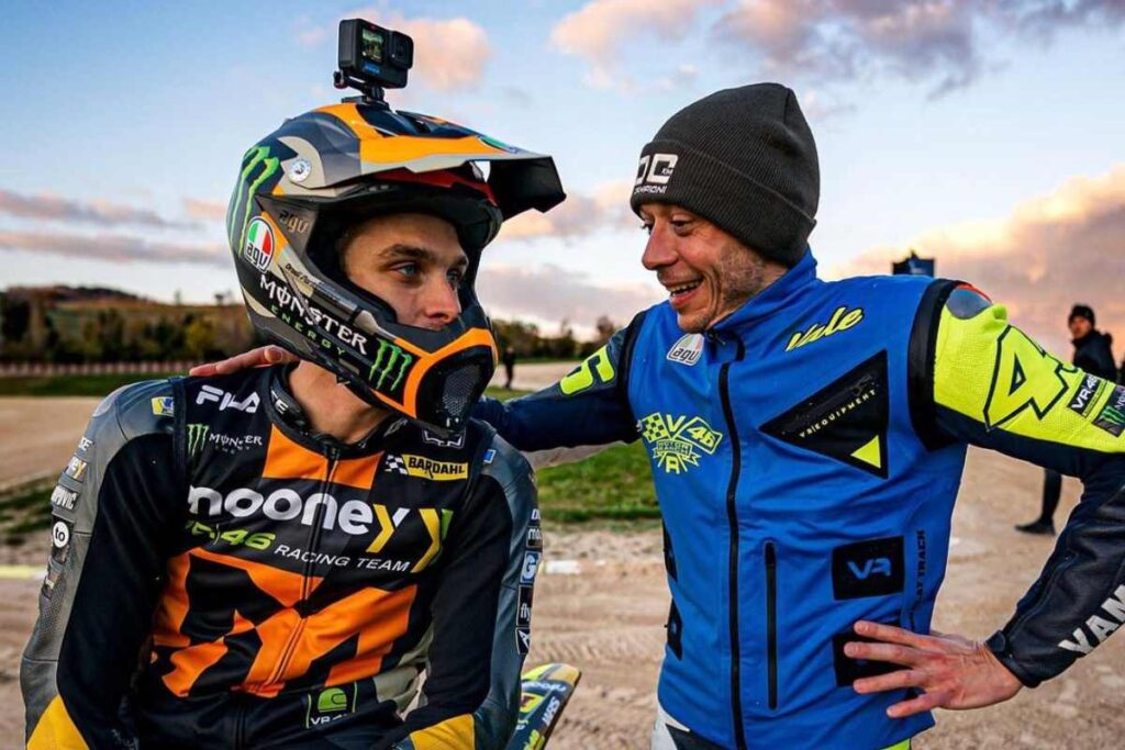 MotoGP, Luca Marini e Valentino Rossi