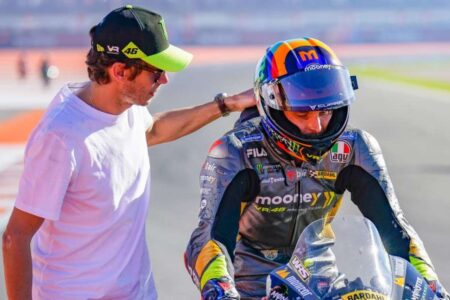 MotoGP, Valentino Rossi e Luca Marini