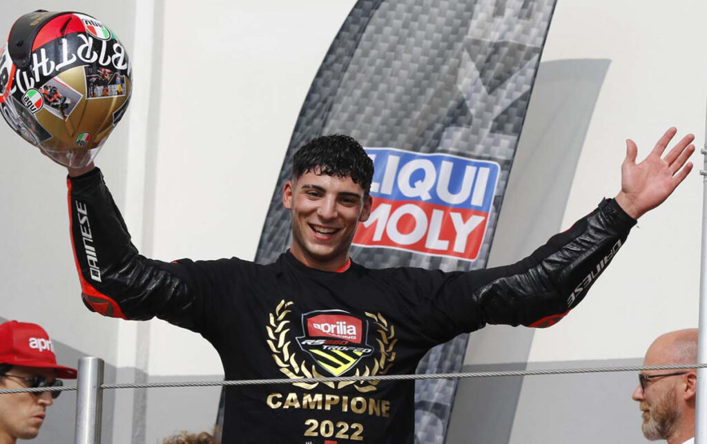 Francesco Mongiardo, Aprilia