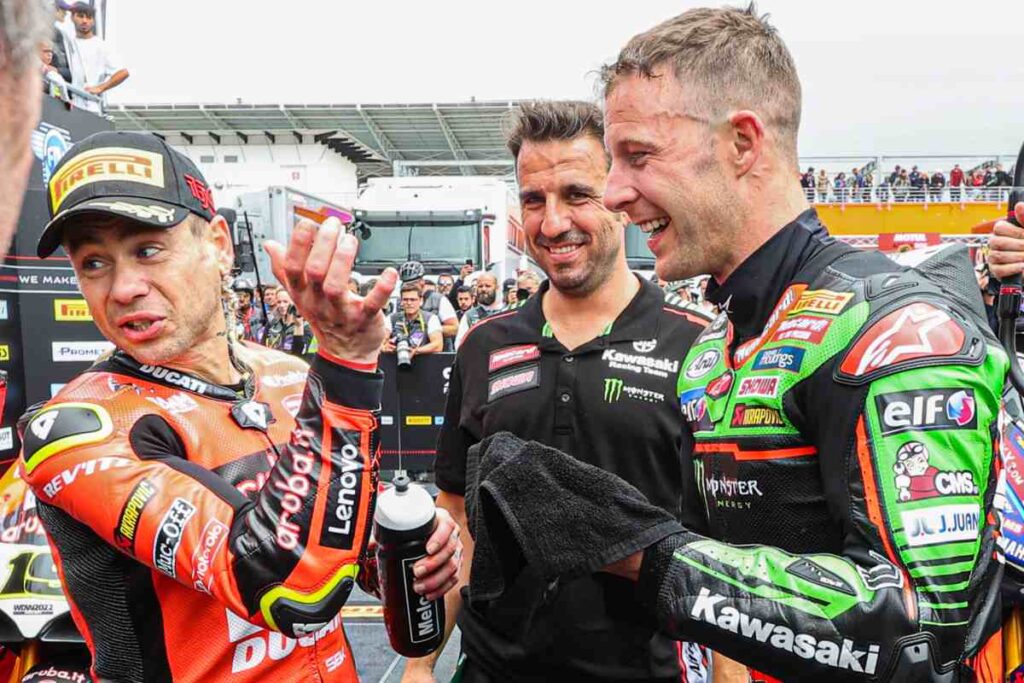 Alvaro Bautista Jonathan Rea