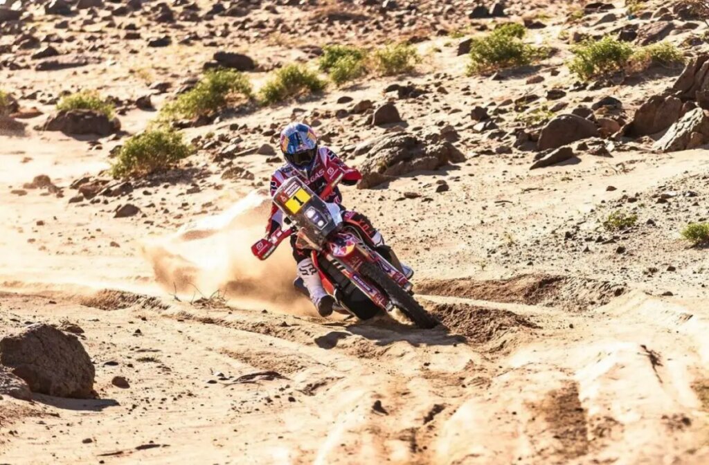 Dakar 2023, putaran di etape 1: juara 2022 Sunderland langsung KO! sam sunderland, dakar