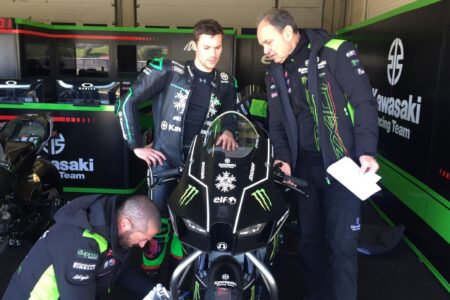 Florian Marino super-tester Kawasaki Superbike a Jerez
