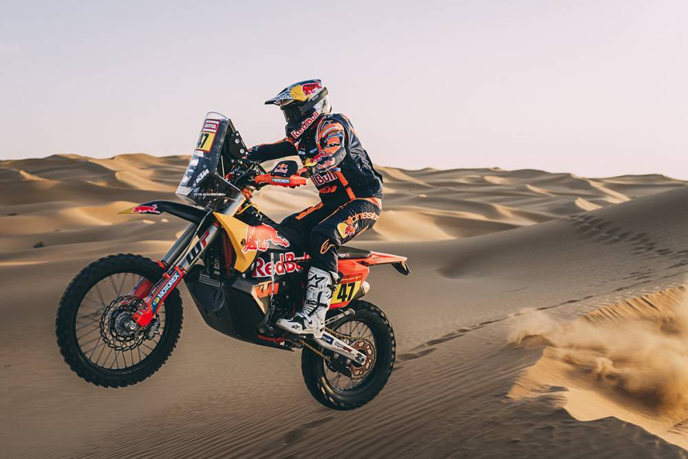 Kevin Benavides entfesselt, Etappe 14 ist die Dakar 2023 wert! kevin benavides, dakar