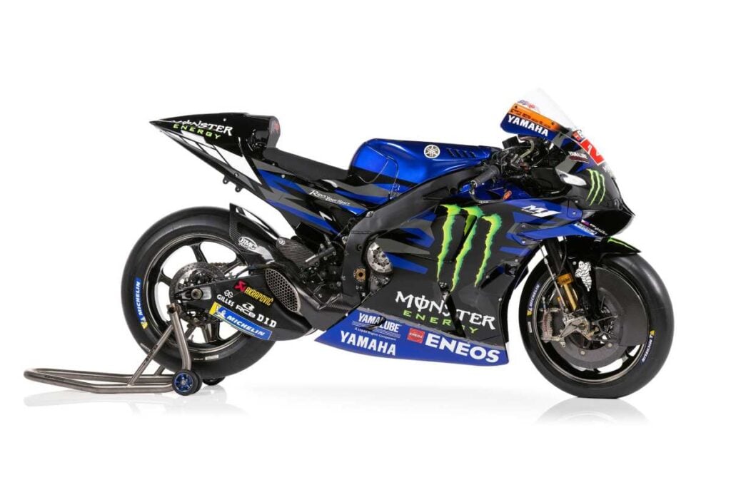 MotoGP, Yamaha YZR-M1 2023 : graphismes « camo » mais restylage simple Yamaha M1 2023