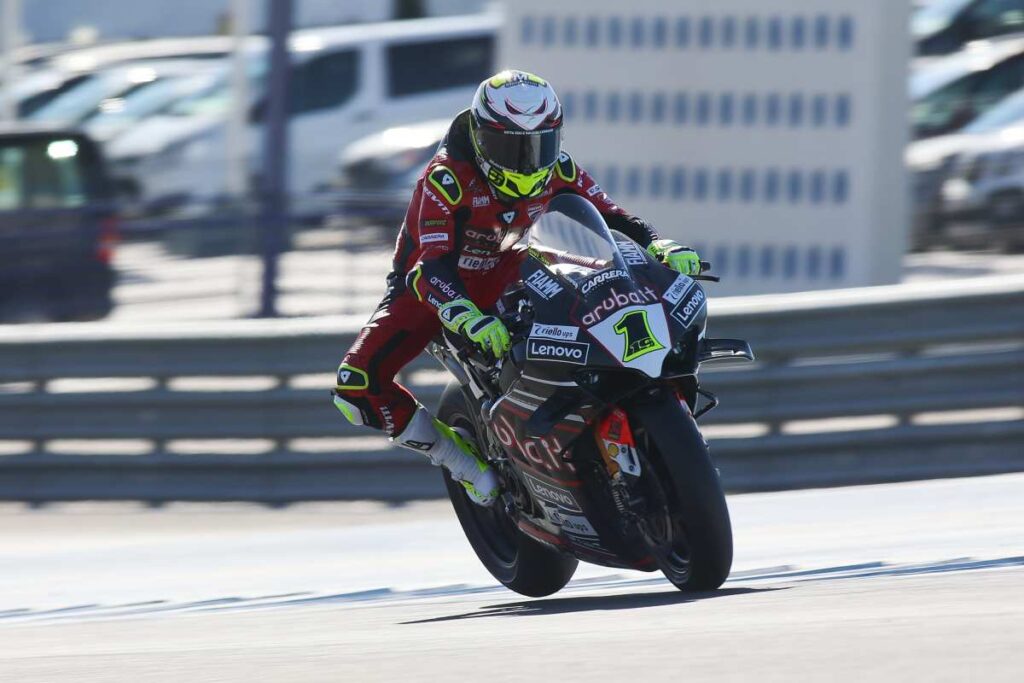 Alvaro Bautista Superbike test Jerez