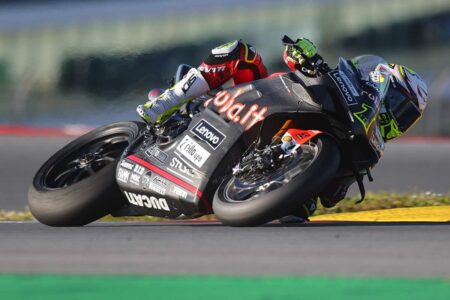 Alvaro Bautista test Superbike Portimao