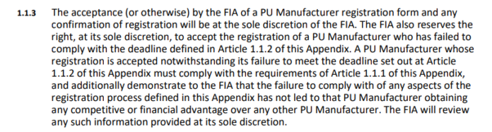 Power unit 2026 : l’ancrage réglementaire attendu Power Unit 2026