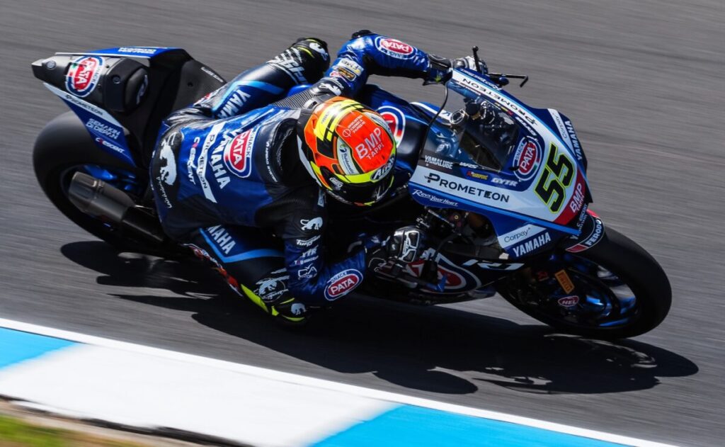 Superbike-Test Phillip Island Runde 1: Andrea Locatelli die Pfote Andrea Locatelli,Superbike